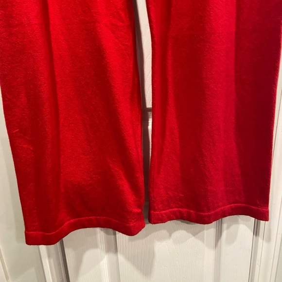 NWT Gap Size XXL Red Pull On Drawstring Elastic Waist Wide Leg Knit Lounge Pants - Picture 4 of 10